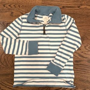 JCREW Crewcuts half zip stripe little kids pullover